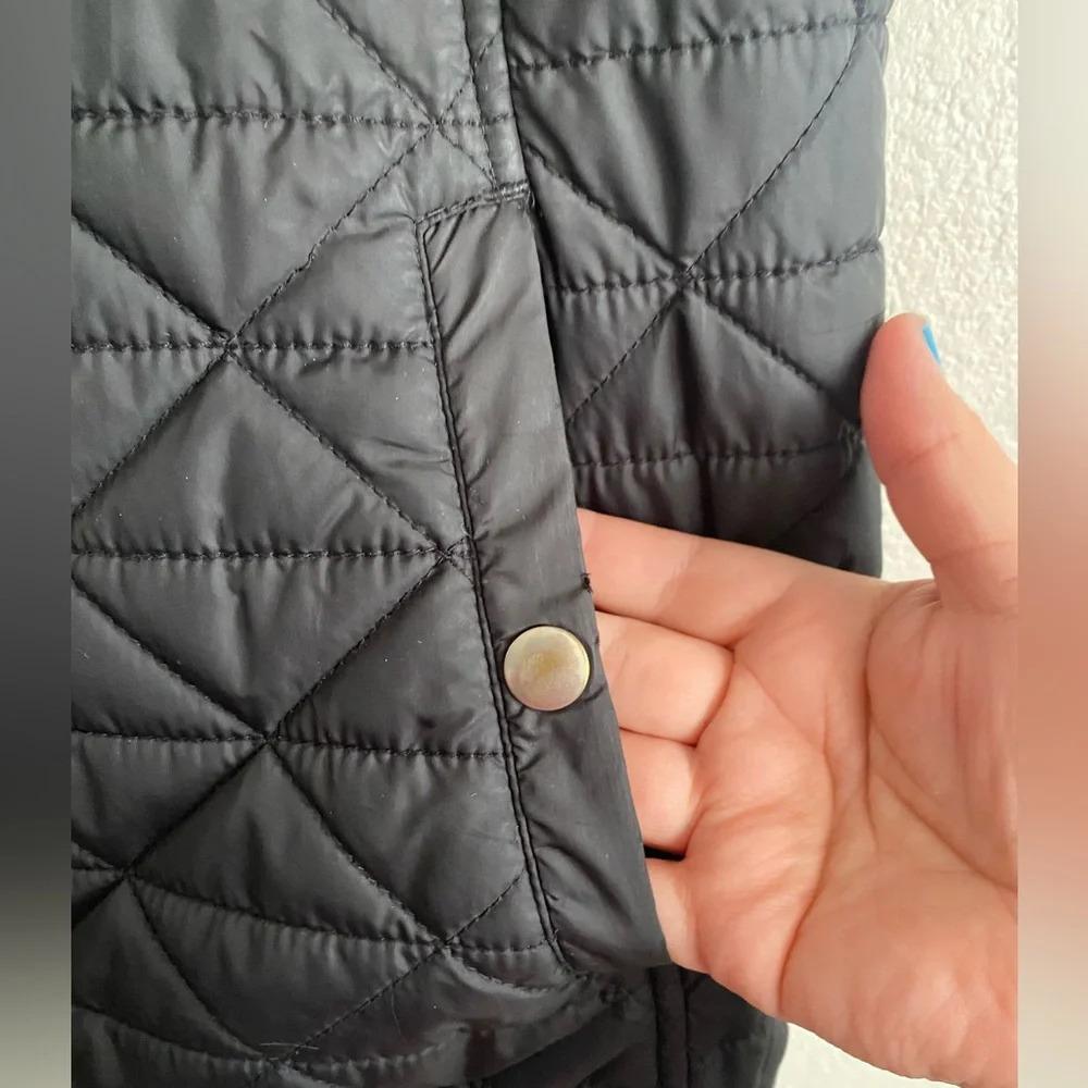 💥Free Country Women Black Lightweight Warm Synthetic Fill Quilted Vest M - Picture 6 of 10
